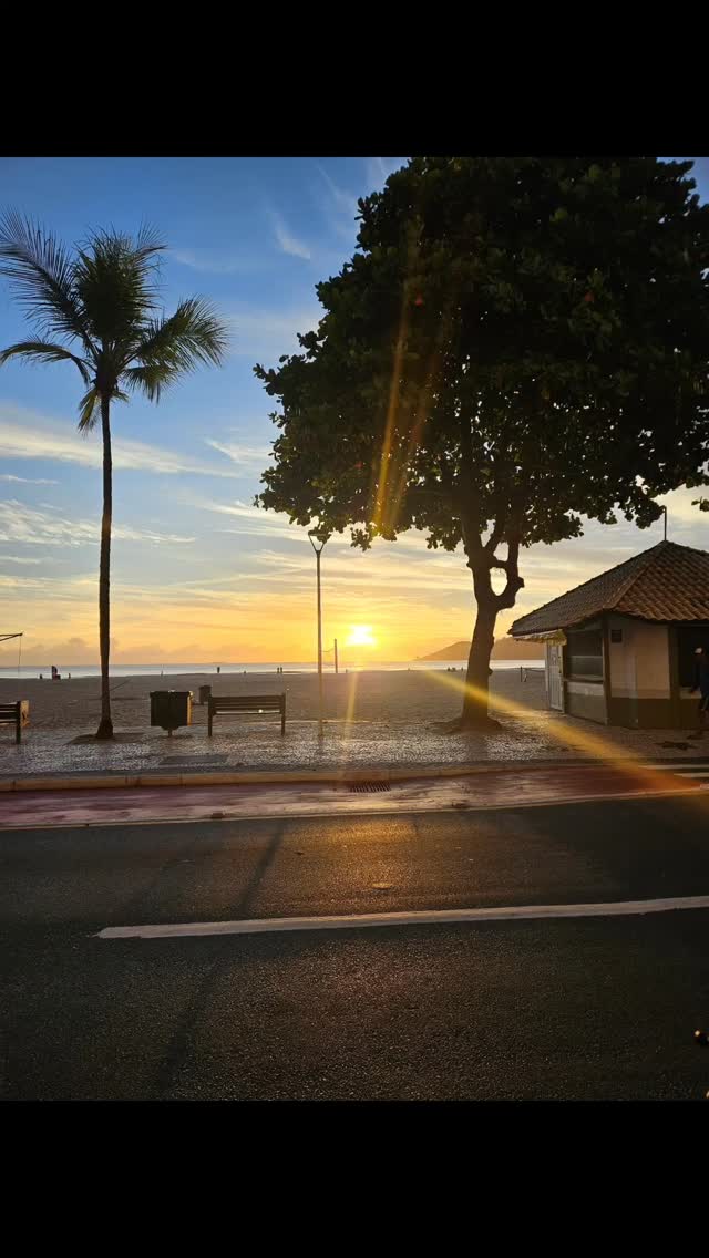 Pôr do sol em Balneário Camboriú